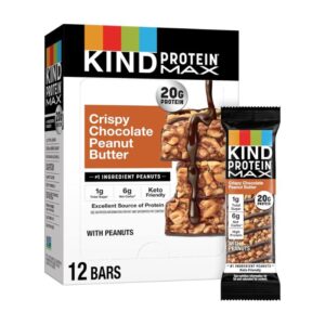 Protein Crispy Chocolate Peanut Butter Bars