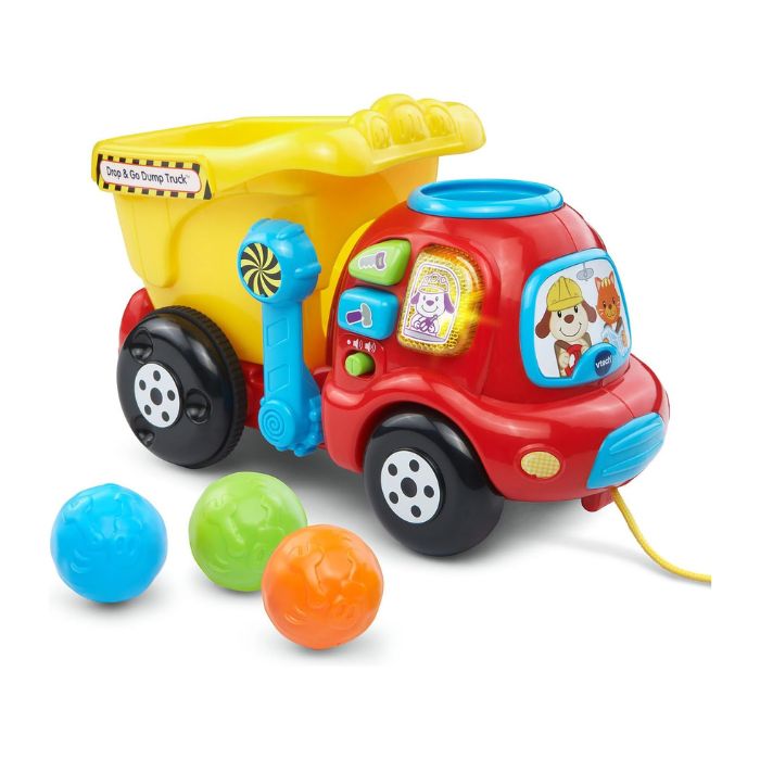 VTech Drop and Go Dump Truck, Yellow - Image 3