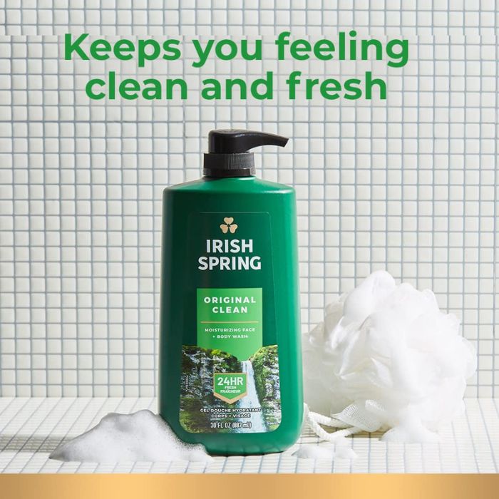 Irish Spring Original Moisturizing Body Wash for Men - Image 3
