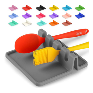 Silicone Rest with Drip Pad for Multiple Utensils